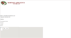 Desktop Screenshot of hornseyappliances.com